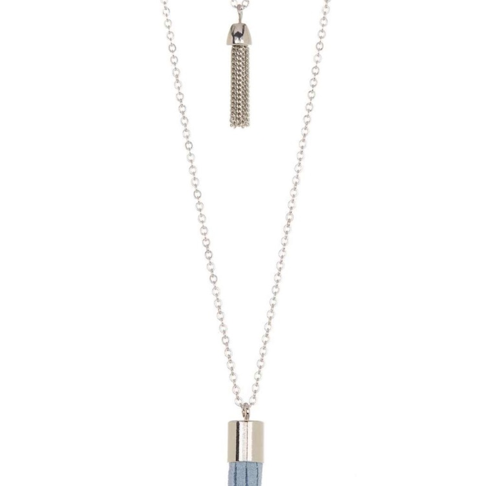 NWT Vince Camuto Multi-Layer Chain Fringe Necklace